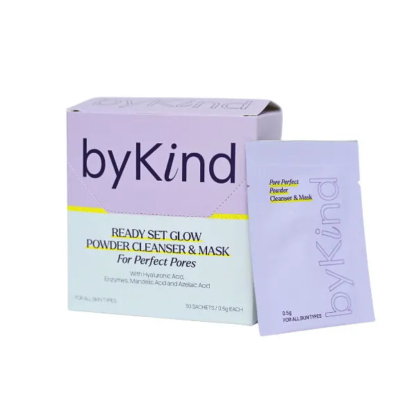 Cleansorb Mask Powder Cleanser & Mask Sachets | Brightening Cleanser and Mask – By Kind